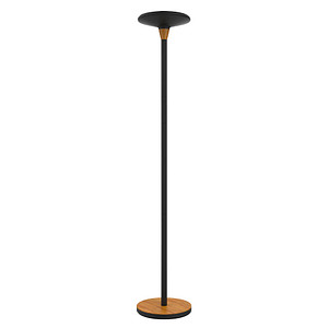 Image UNiLUX LED-Deckenfluter BALY Bamboo, schwarz-bambus