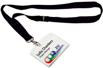 Image AVERY Namensschild-Tasche, 90 x 60 mm, Textilband