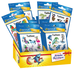 Image AVERY Zweckform ZDesign KIDS Tattoos Sortiment
