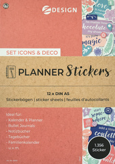 Image AVERY Zweckform ZDesign Planungs-Sticker "ICONS & DECO