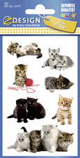 Image ZDesign KIDS Sticker "Katzen-Babies", bunt