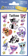 Image ZDesign KIDS Kinder-Tattoos "Katzen", bunt