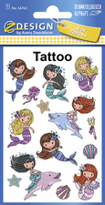 Image ZDesign KIDS Kinder-Tattoos "Meerjungfrau", bunt