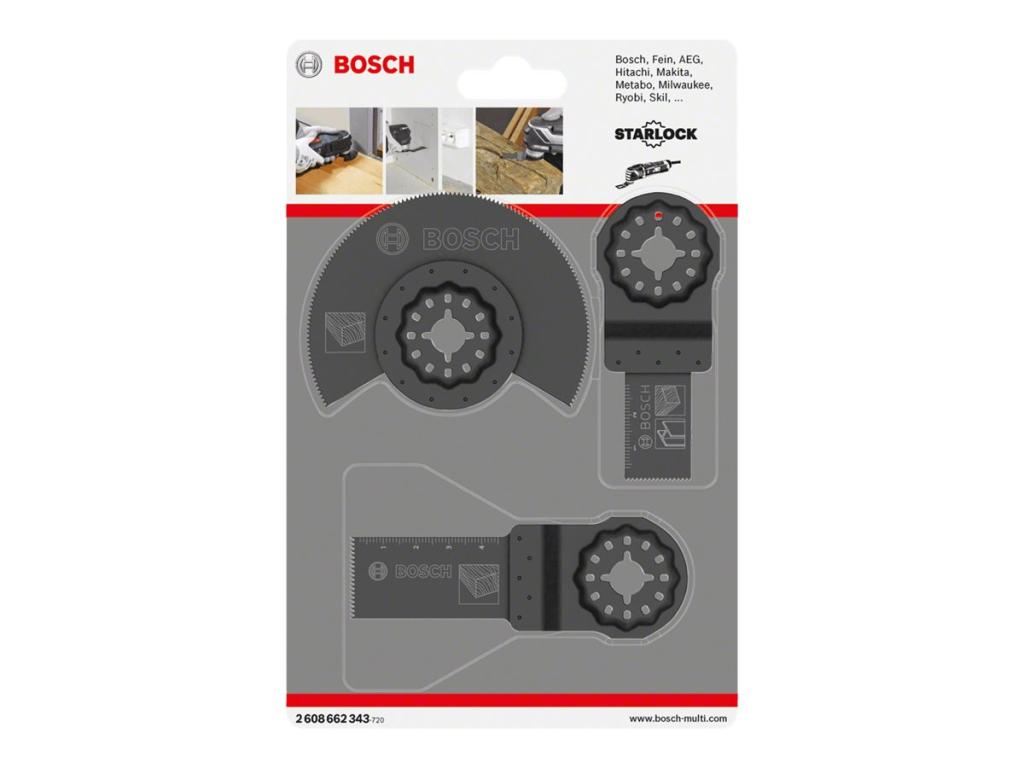 Image BOSCH GOP Zubehör 3tlg. Basis 2608662343 Holz-Set, V 2608662343