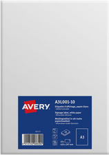 Image AVERY ZWECKFORM AVERY Universal-Etiketten, 420 x 297 mm, weiß wiederablösbar, m