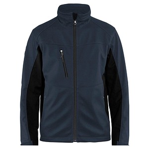 Image BLAKLÄDER® unisex Softshelljacke 4950 marineblau, schwarz Größe L