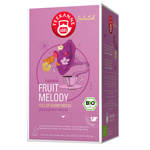 Image TEEKANNE Bio Luxury Cup Fruit Melody Bio-Tee 25 Portionen