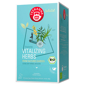 Image TEEKANNE Bio Luxury Cup Vitalizing Herbs Bio-Tee 25 Portionen