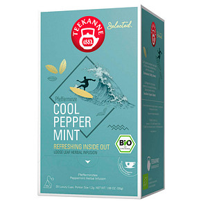 Image TEEKANNE Bio Luxury Cup Cool Pepper Mint Bio-Tee 25 Portionen