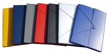 Image Werbemappen A4 silber aus MAKRO Karton