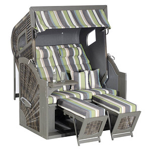 Image Müsing Strandkorb Sunny Smart Rustikal 405 Z XL grau