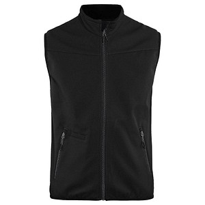 Image BLAKLÄDER® unisex Softshellweste 3850 schwarz, dunkelgrau Größe XL