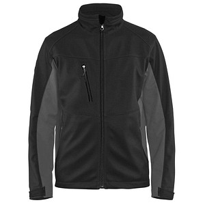 Image BLAKLÄDER® unisex Softshelljacke 4950 schwarz, dunkelgrau Größe 4XL