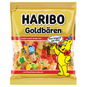 Image HARIBO Fruchtgummi Goldbären, 175 g Beutel
