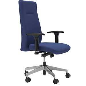 Image Nowy Styl Bürostuhl Nero Lux blau, alu Stoff