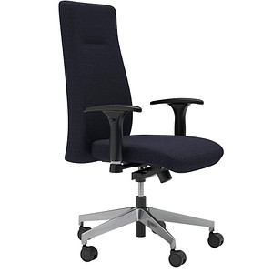 Image Nowy Styl Bürostuhl Nero Lux schwarz, alu Stoff