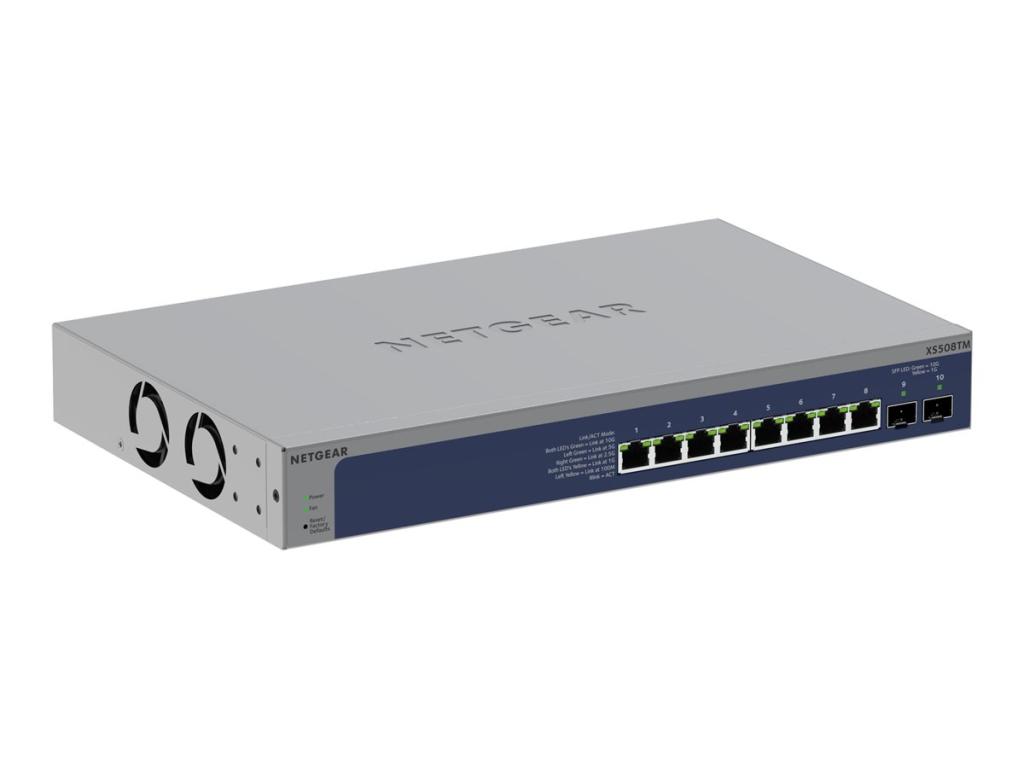 Image NETGEAR XS508TM - 1 year Insight Managed 8 Port 10G/Multi-Gigabit Ethernet port