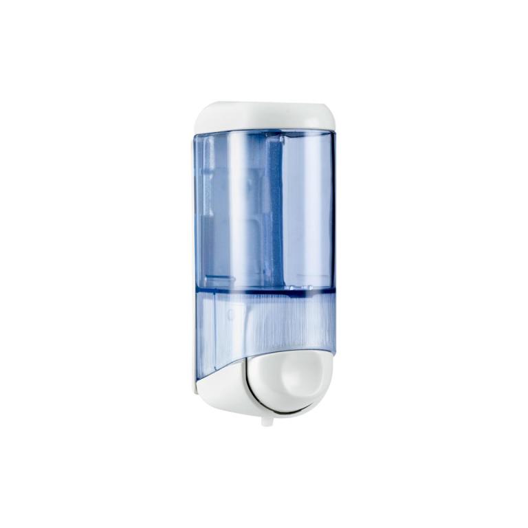 Image Seifencreme-Spender "CLIVIA retro 17" 170 ml | weiß/transparent Kunststoffspender frei nachfüllbar
