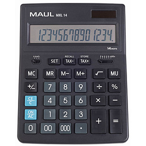 Image MAUL Tischrechner MXL 14, 14-stellig, schwarz