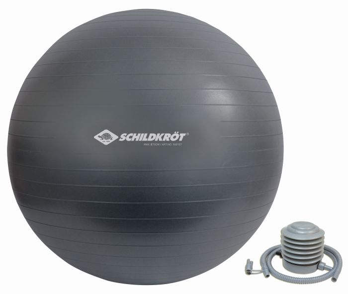 Image SCHILDKRÖT Gymnastikball, Durchmesser: 750 mm, anthrazit