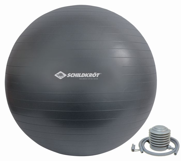 Image SCHILDKRÖT Gymnastikball, Durchmesser: 850 mm, anthrazit