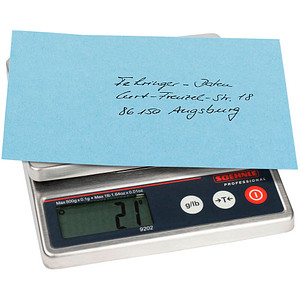 Image SOEHNLE PROFESSIONAL Briefwaage 9202 silber 0,5 kg