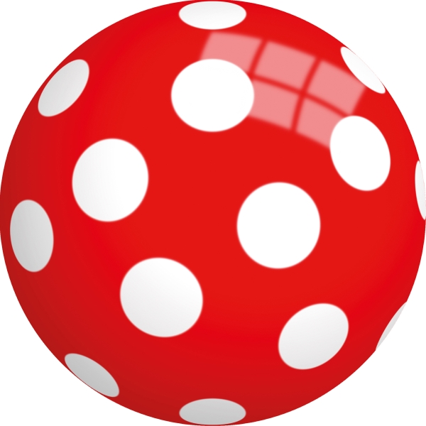 Image John® Spielball Pilz mehrfarbig, Ø 23,0 cm, 1 St.