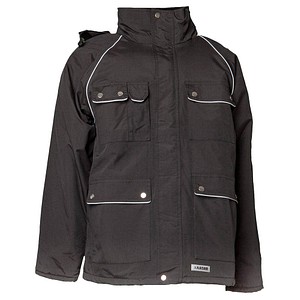 Image PLANAM® unisex Parka CANVAS 320 schwarz Größe 3XL