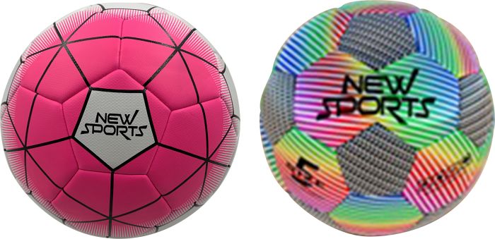 Image NSP Fußball Pink&Rainbow,aufgebl..Displ.