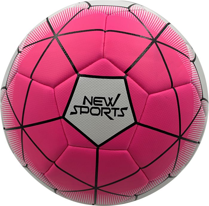 Image NSP Fußball pink/weiß, Gr. 5, unaufgebl.