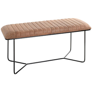 Image HAKU Möbel Bank 25851 braun Leder 100,0 cm