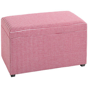 Image HAKU Möbel Sitztruhe 25430 rot, weiß Holz 65,0 cm