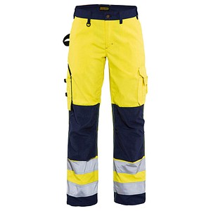 Image BLAKLÄDER® Damen Warnschutzhose 7155 gelb, marine Größe 21