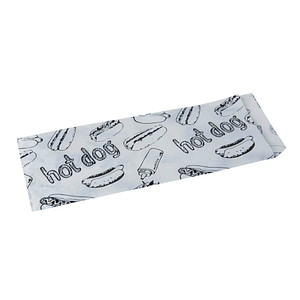 Image 1.000 PAPSTAR Hot Dog-Tüten 21,0 x 8,5 cm