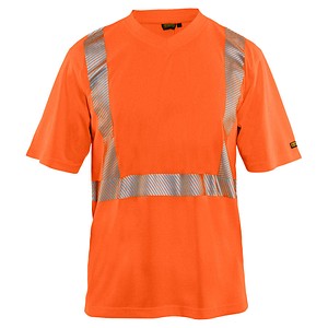Image BLAKLÄDER® unisex Warnschutz Shirt 3386 orange Größe S