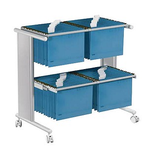 Image kerkmann Doppel-Hängemappen-Wagen Pragma, zweireihig