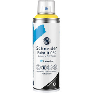 Image Schneider Paint-It 030 Supreme DIY Acrylspray Sprühfarbe gelb