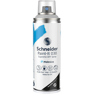 Image Schneider Paint-It 030 Supreme DIY Acrylspray Sprühfarbe universal grau