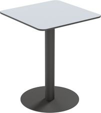 Image PAPERFLOW Gartentisch CROSS, (B)600 x (T)600 mm, grau