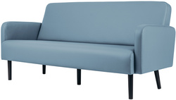 Image PAPERFLOW 3-Sitzer Sofa LISBOA, Kunstlederbezug, blau
