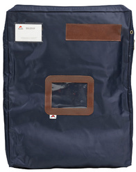 Image ALBA Banktasche "POCSOUGM" mit Dehnfalte, aus Nylon, blau