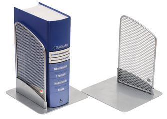 Image ALBA Buchstütze "MESHER", aus Drahtmetall, schwarz