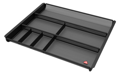 Image ALBA Schubladen-Einsatz "MESHORG", aus Drahtmetall, schwarz