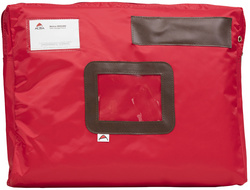 Image ALBA Banktasche "POCSOU R" mit Dehnfalte, aus Nylon, rot