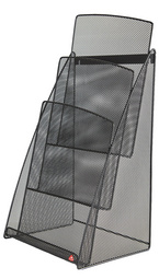 Image ALBA Tisch-Prospekthalter "MESHPREZA4", DIN A4, Drahtmetall