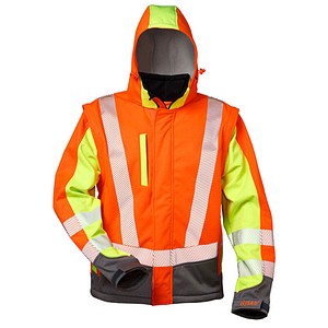Image elysee® unisex Warnjacke ATANAS orange, gelb Größe M