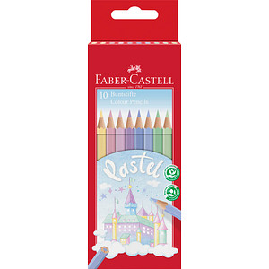 Image FABER-CASTELL Buntstifte COLOUR PASTELL, 10er Kartonetui