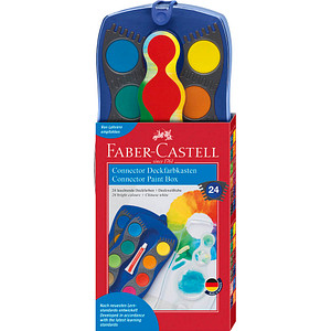 Image FABER-CASTELL Connector Wasserfarbkasten 24 Farben