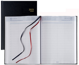 Image Brepols Buchkalender "BREMAX 001" 2025, schwarz