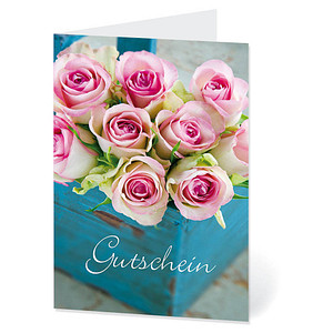 Image LUMA Gutschein Rosen DIN B6